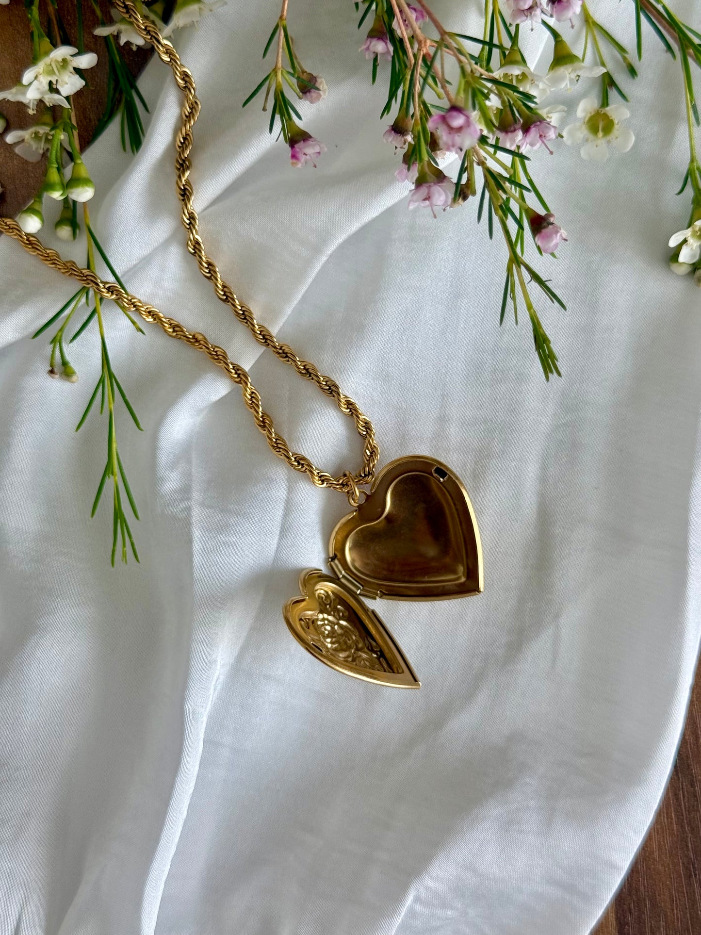 Adelaide locket necklace
