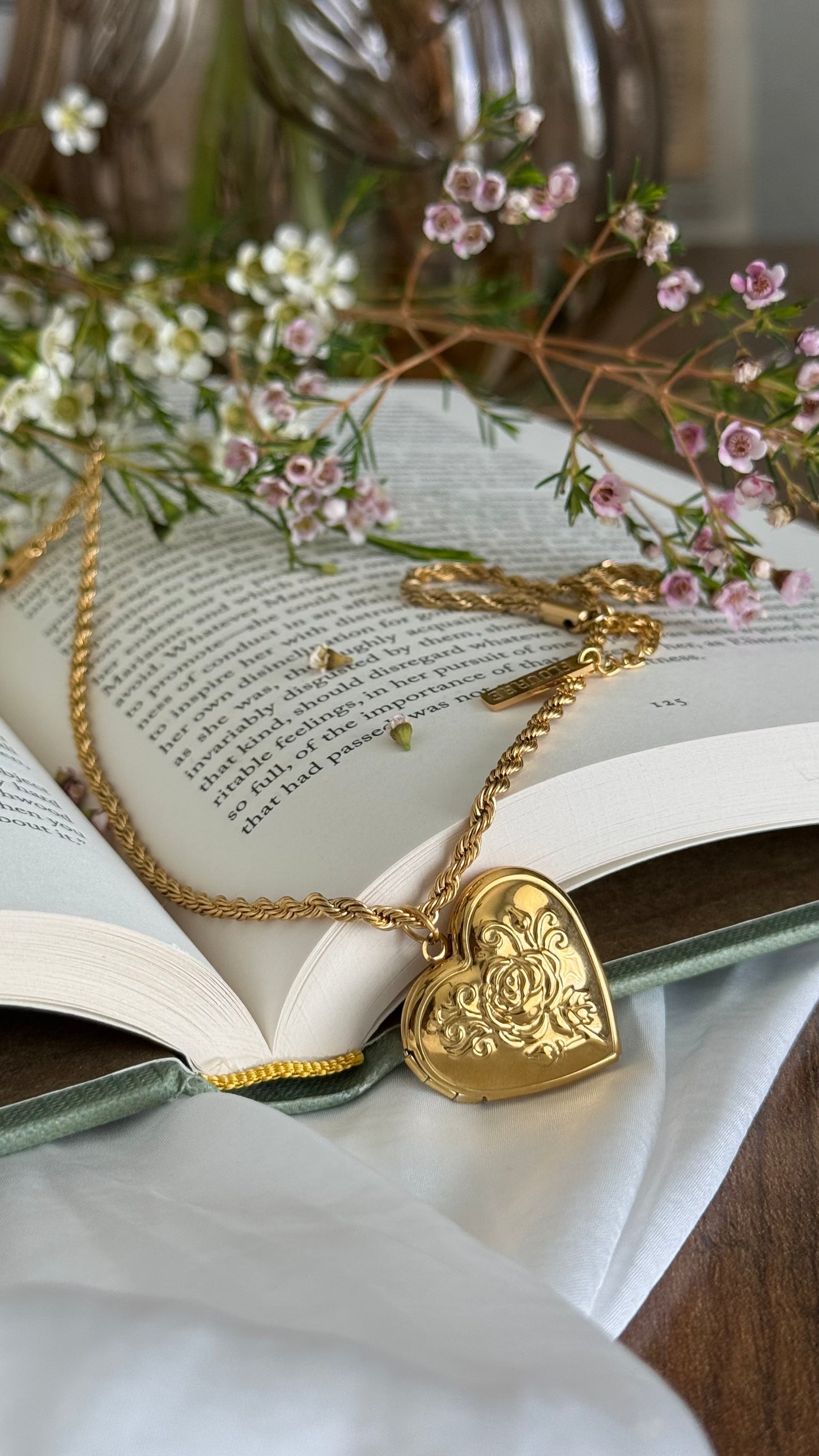 Adelaide locket necklace