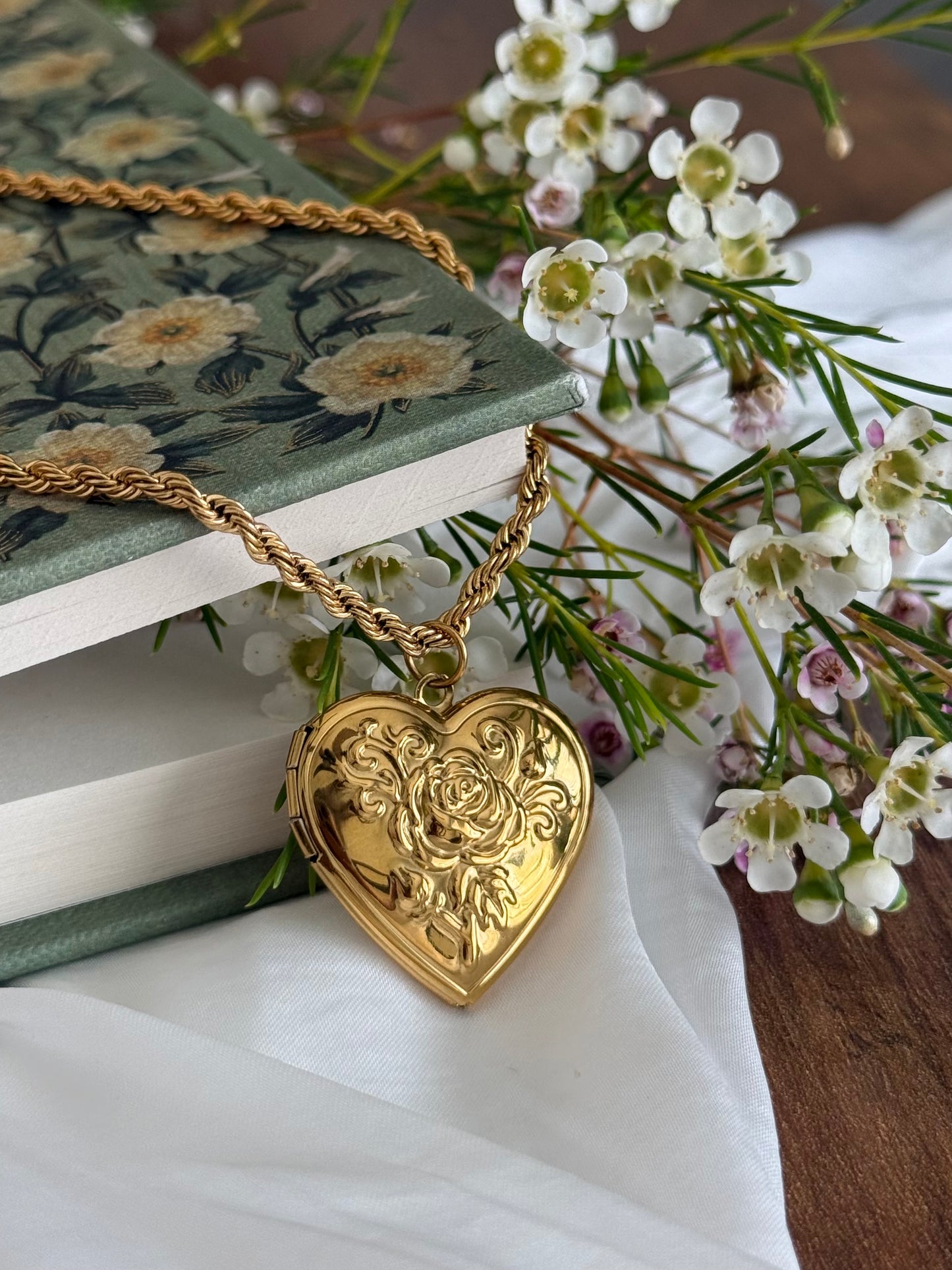 Adelaide locket necklace