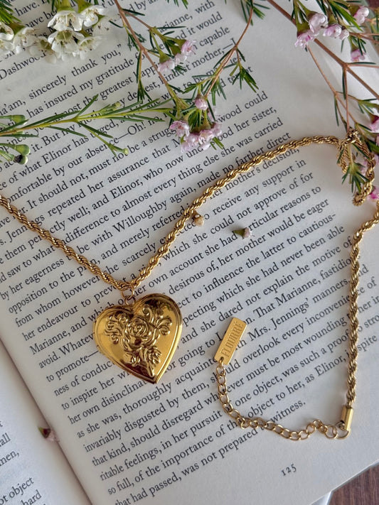 Adelaide locket necklace